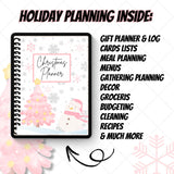 Christmas Digital Planner Holiday Gift Tracker Budget Planner Christmas Wish List Gift for Mom Festive Task Manager Card Organizer Holiday