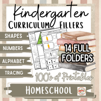 Letters and Sight Words Curriculum  | 280+ Printable Pages for Homeschool & First Learners Letter Recognition and Writing Skills