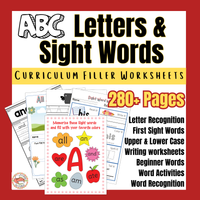 Kindergarten Curriculum Vault | Letters Alphabet & Numbers for Homeschooling and Early Learners