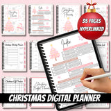 Christmas Digital Planner Holiday Gift Tracker Budget Planner Christmas Wish List Gift for Mom Festive Task Manager Card Organizer Holiday