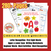 Kindergarten Curriculum Vault | Letters Alphabet & Numbers for Homeschooling and Early Learners