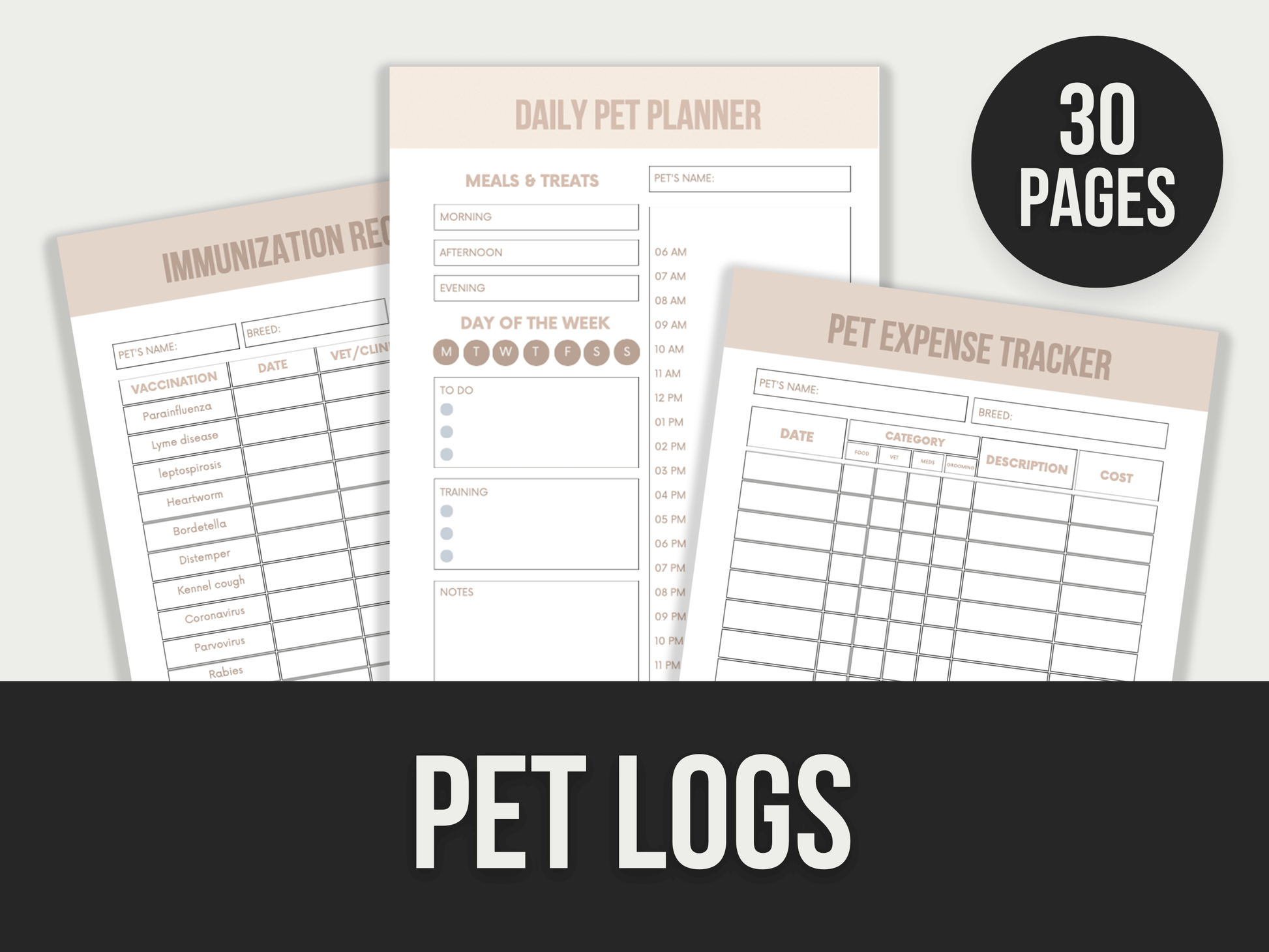 Pet-Logs PLR MRR Digital Products from Grit Ground