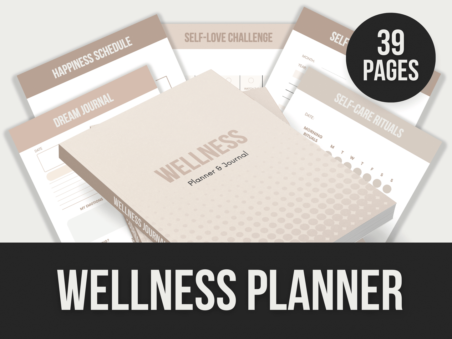 Wellness-Planner PLR MRR Digital Products from Grit Ground