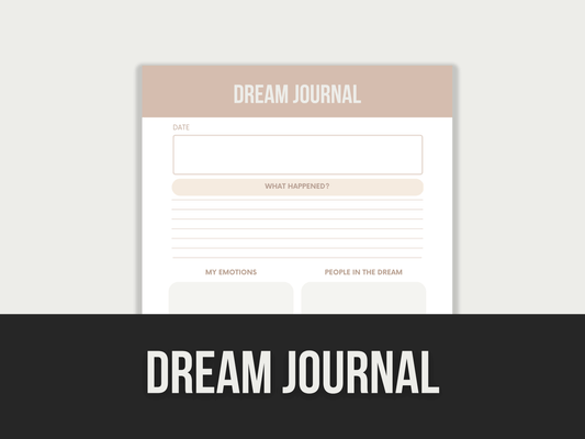 Dream-Journal PLR MRR Digital Products from Grit Ground