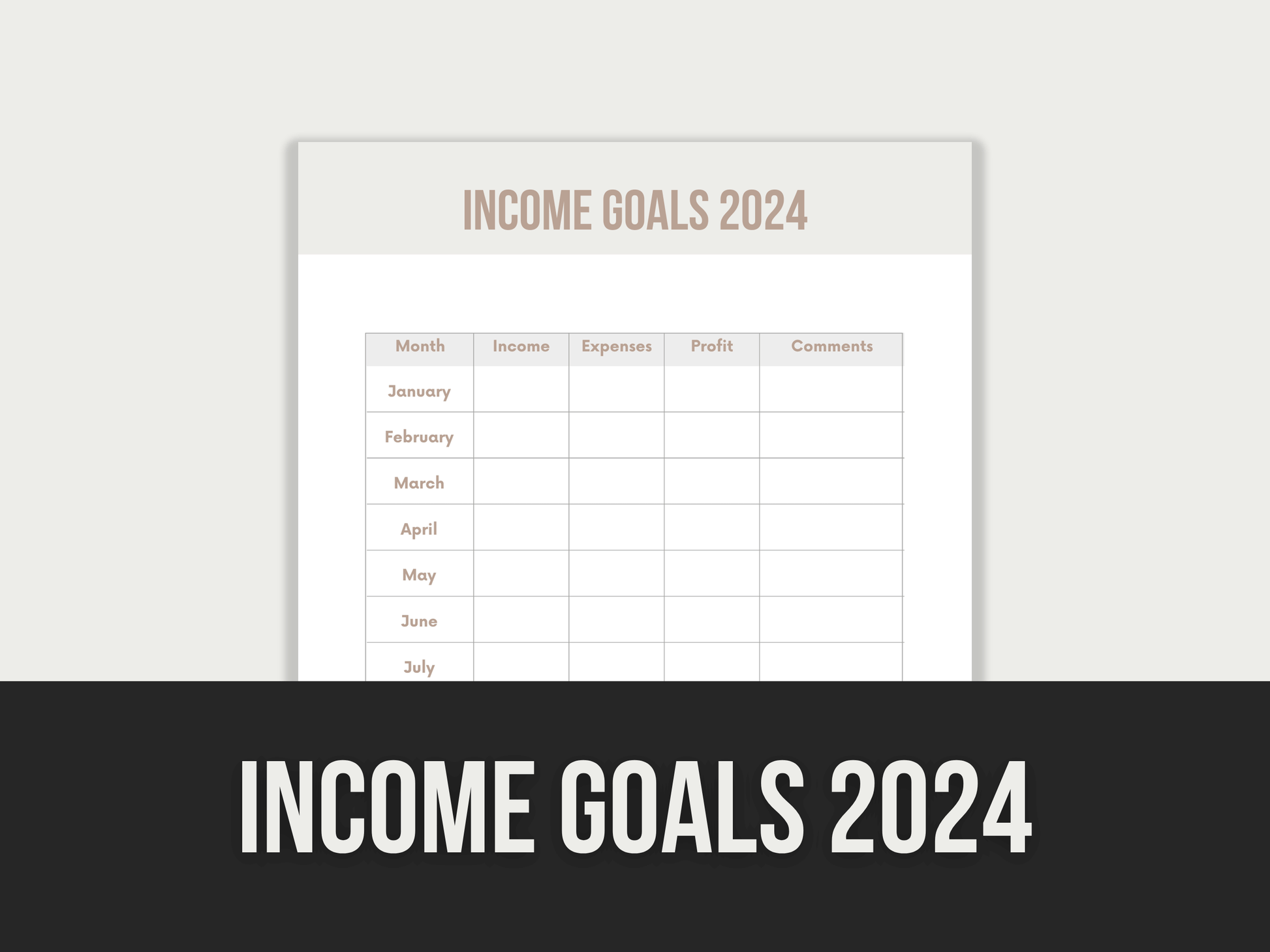 Income-Goals-2024 PLR MRR Digital Products from Grit Ground