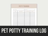 Pet-Potty-Training-Log PLR MRR Digital Products from Grit Ground