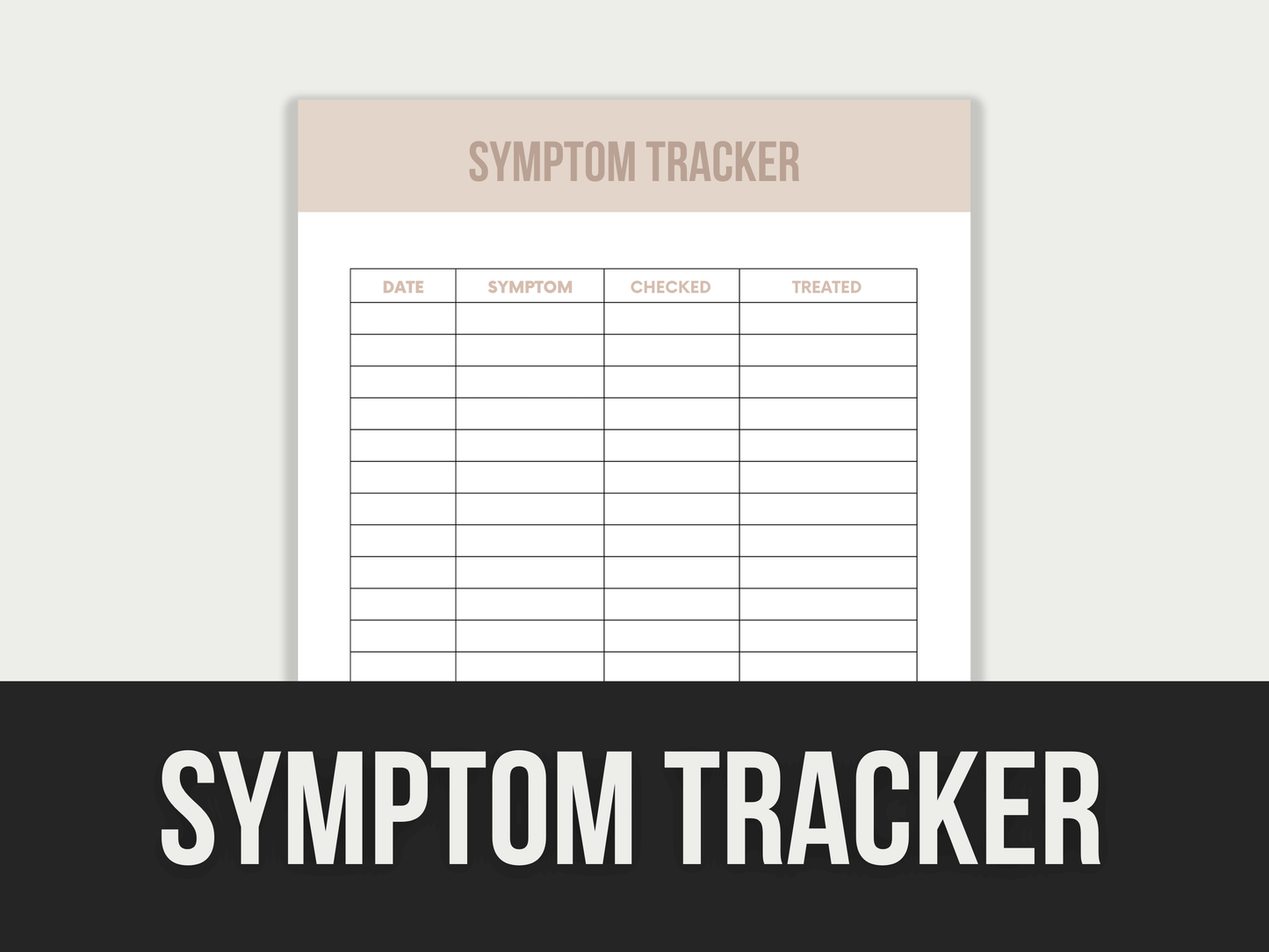 Symptom-Tracker PLR MRR Digital Products from Grit Ground