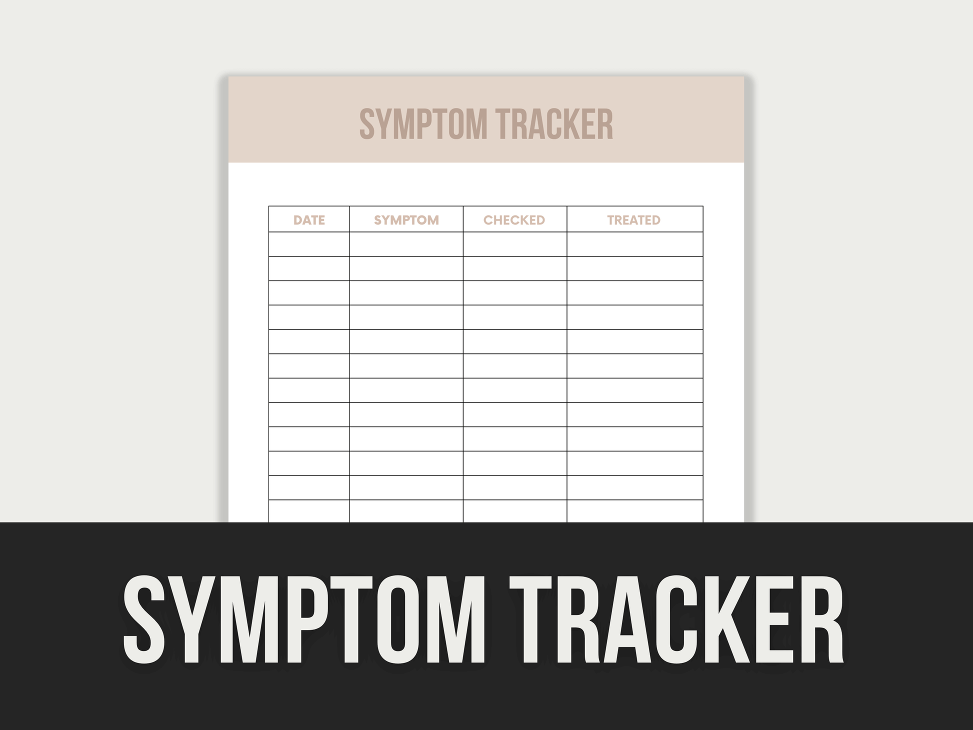 Symptom-Tracker PLR MRR Digital Products from Grit Ground