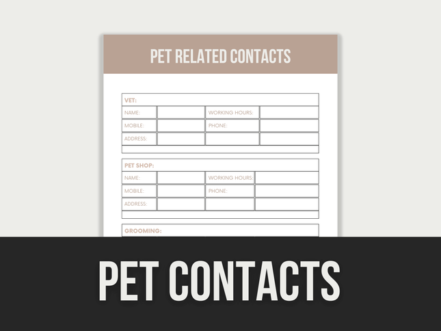 Pet-Contacts PLR MRR Digital Products from Grit Ground