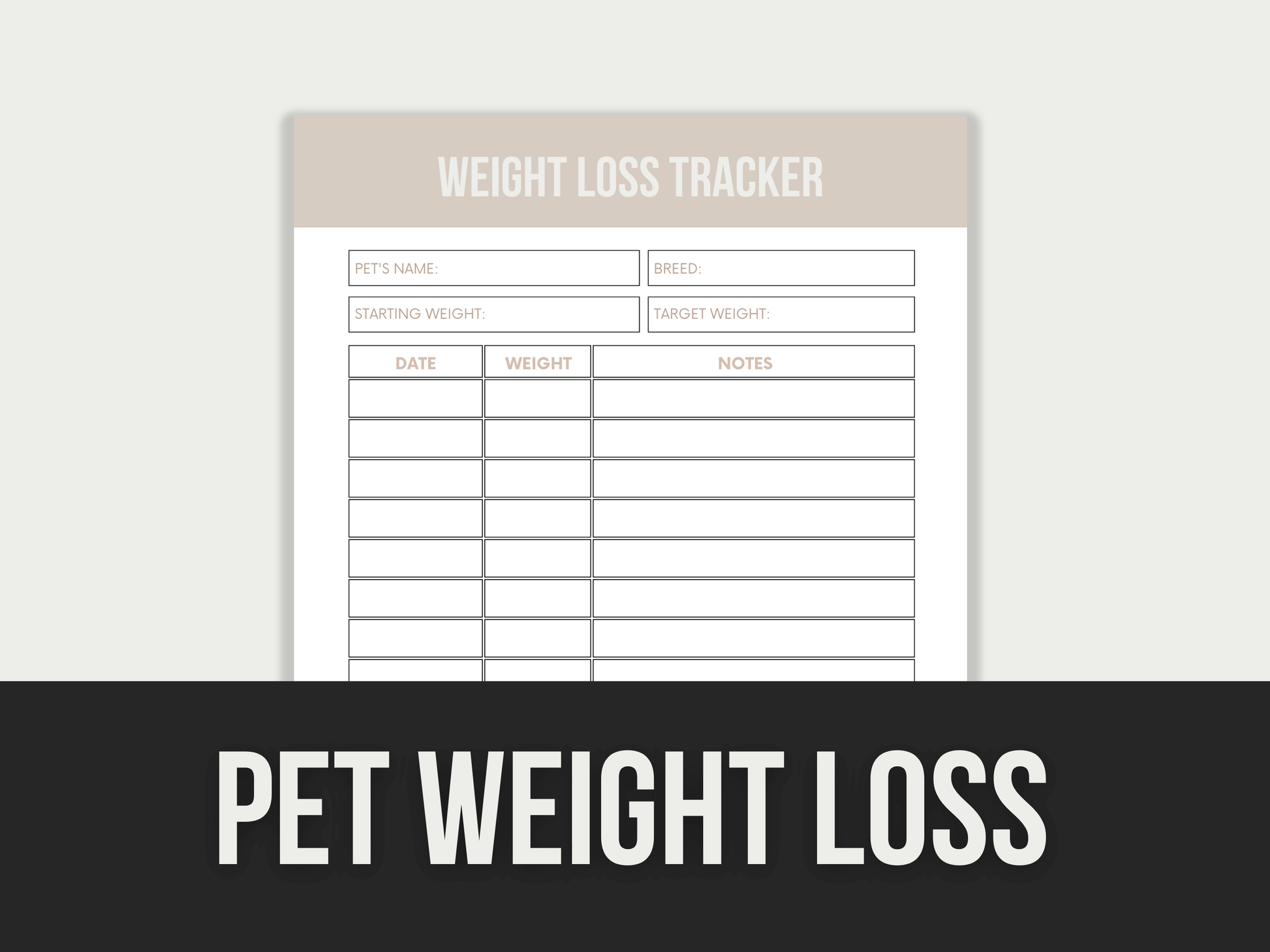 Pet-Weight-Loss PLR MRR Digital Products from Grit Ground