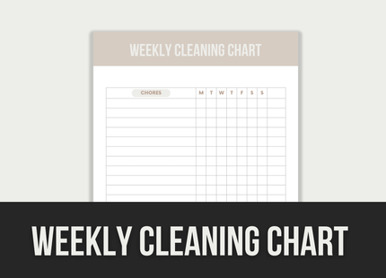 Weekly-Cleaning-Chart PLR MRR Digital Products from Grit Ground