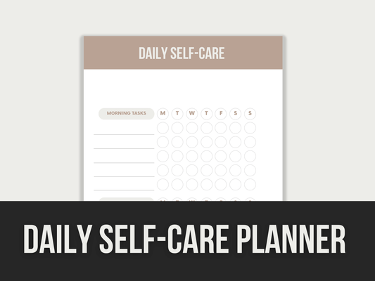 Daily-Self-Care-Planner PLR MRR Digital Products from Grit Ground