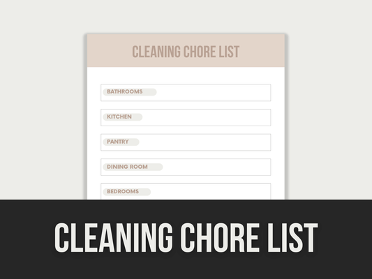 Cleaning-Chore-List PLR MRR Digital Products from Grit Ground