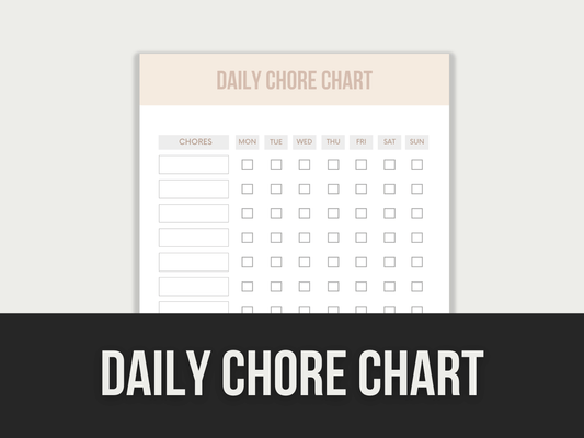 Daily-Chore-Chart PLR MRR Digital Products from Grit Ground