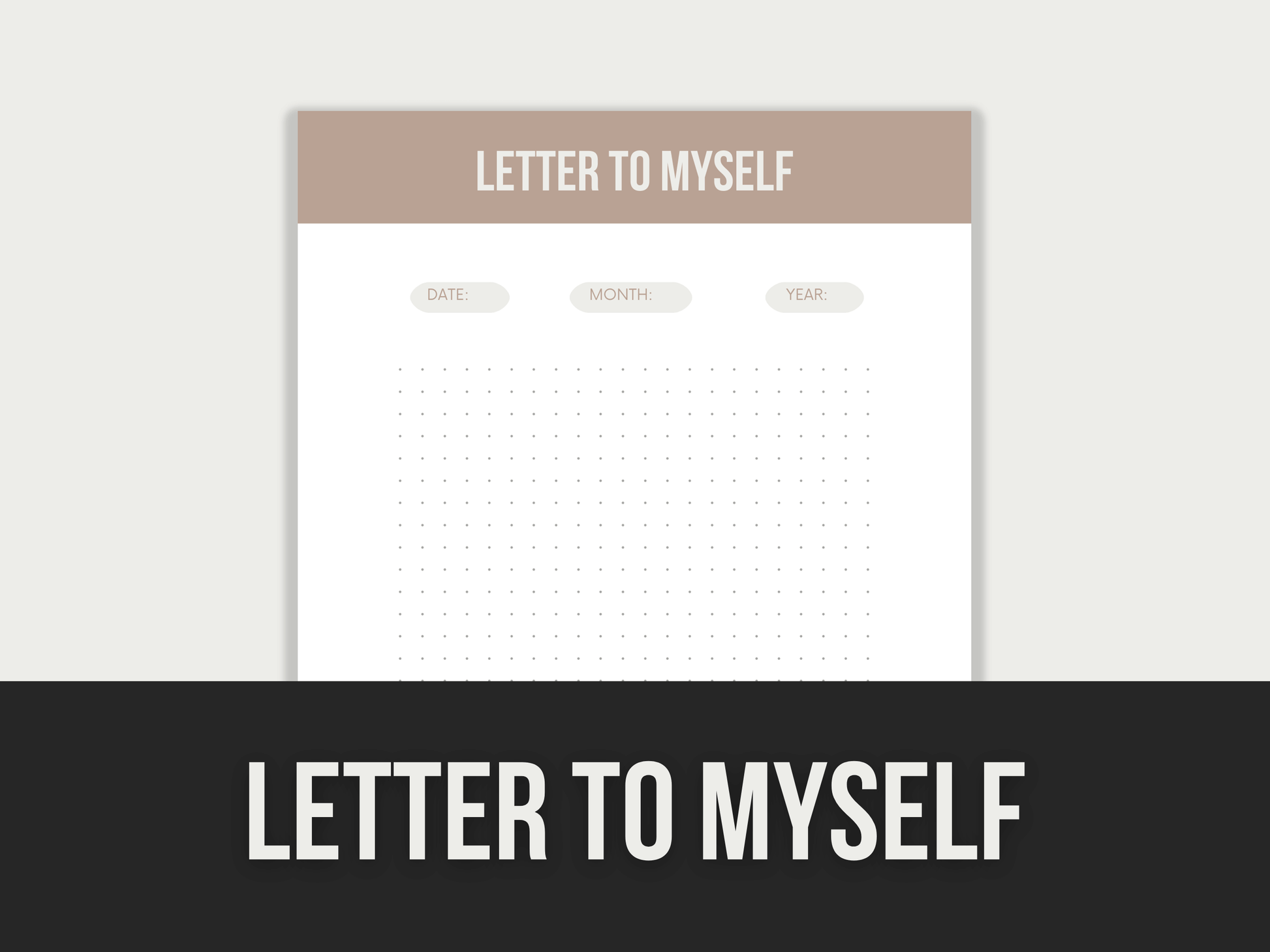 Letter-To-Myself PLR MRR Digital Products from Grit Ground