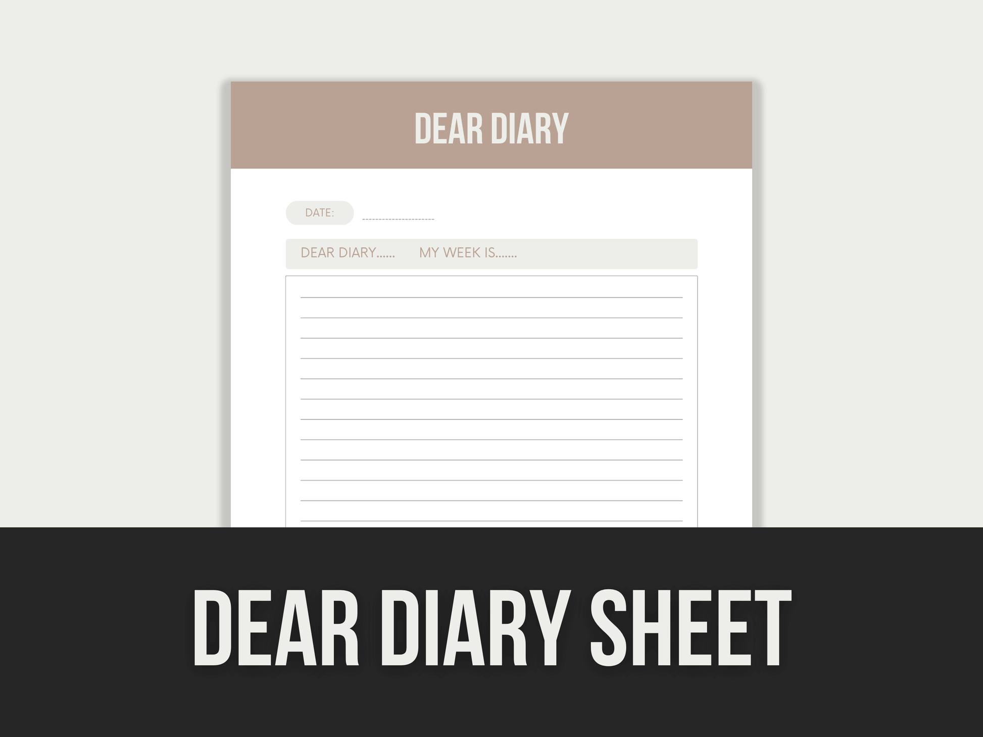 Dear-Diary-Sheet-1 PLR MRR Digital Products from Grit Ground