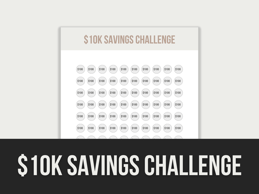 10K-Savings-Challenge PLR MRR Digital Products from Grit Ground