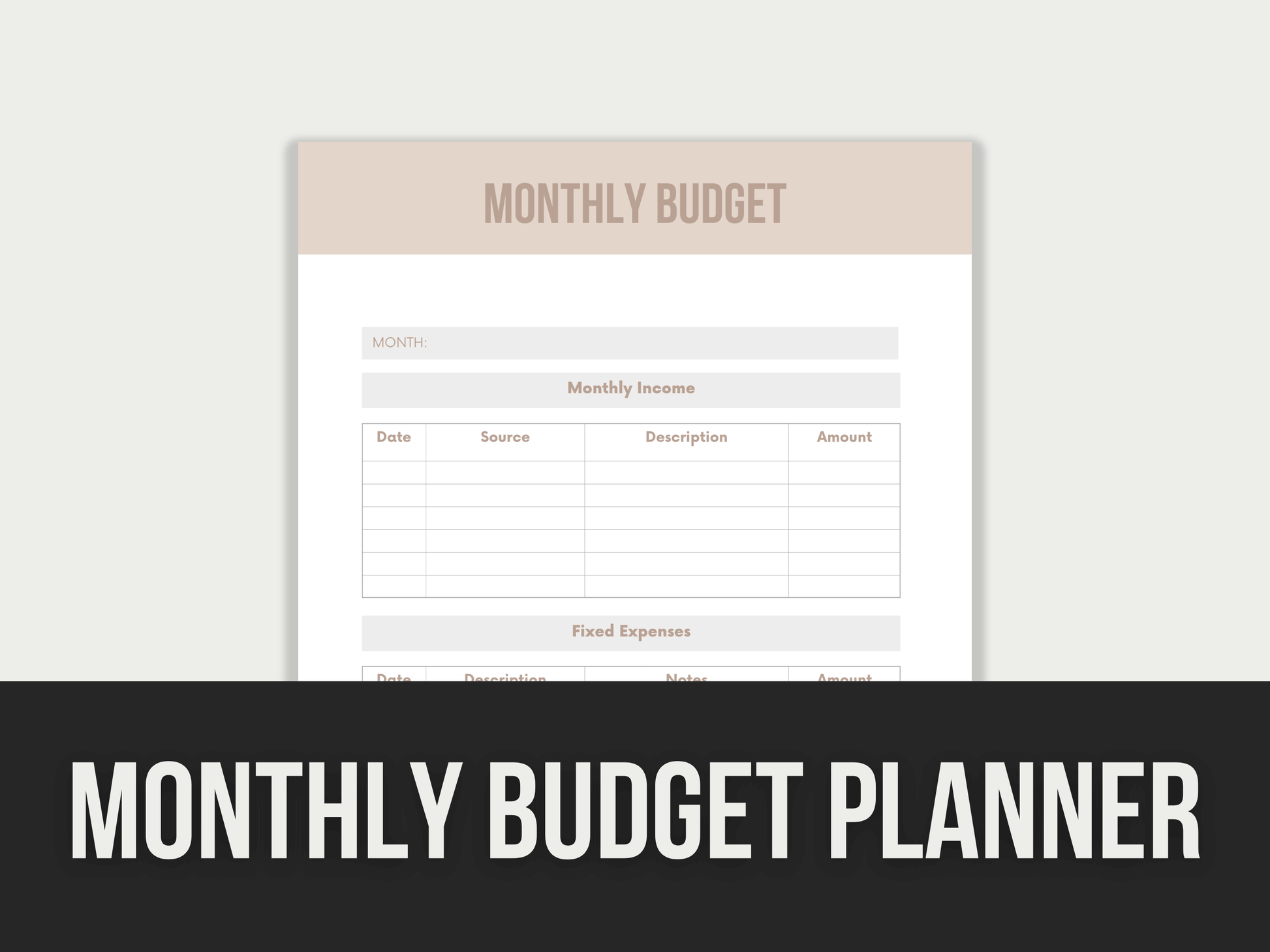 Monthly-Budget-Planner PLR MRR Digital Products from Grit Ground