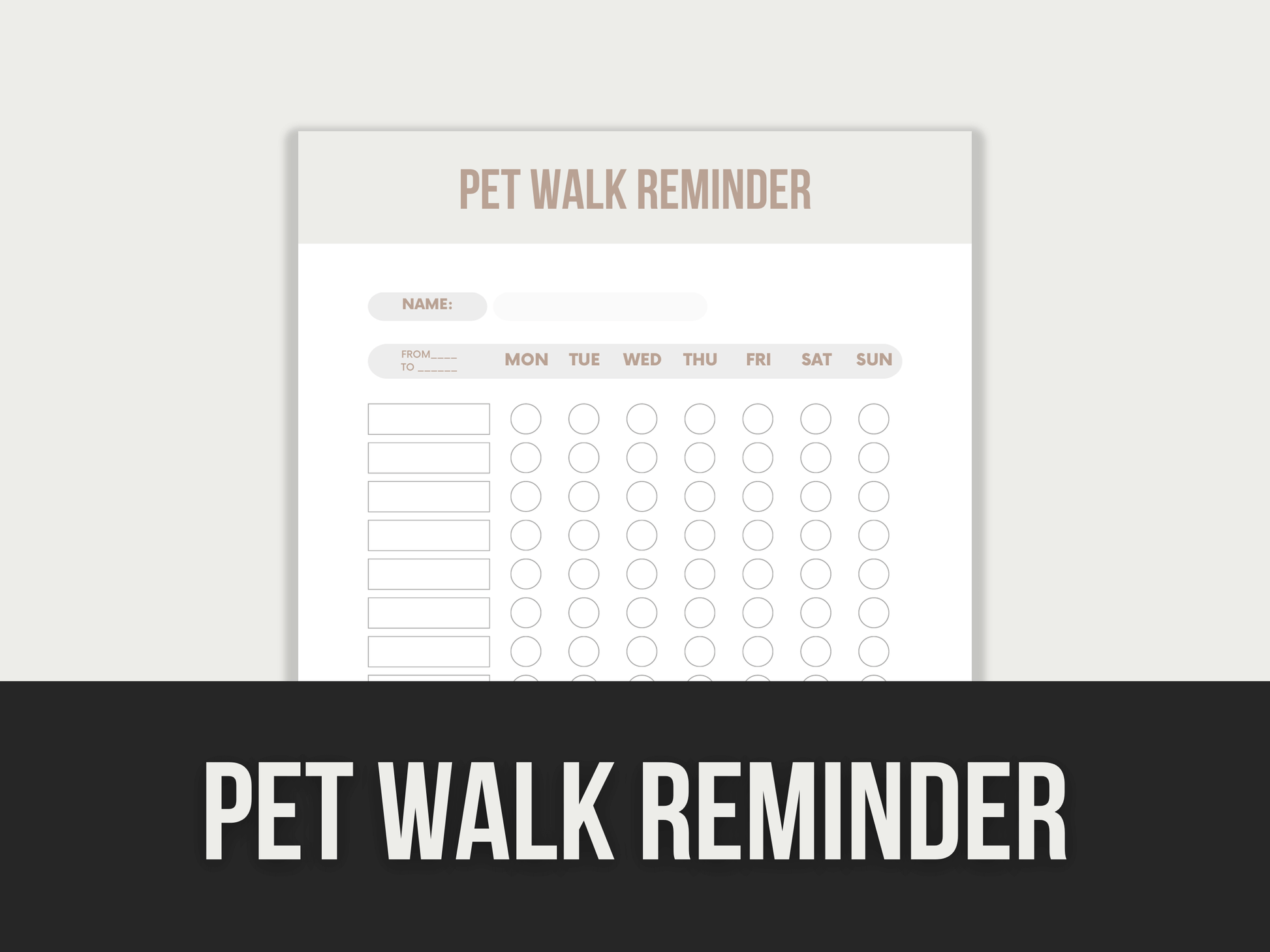 Pet-Walk-Reminder PLR MRR Digital Products from Grit Ground