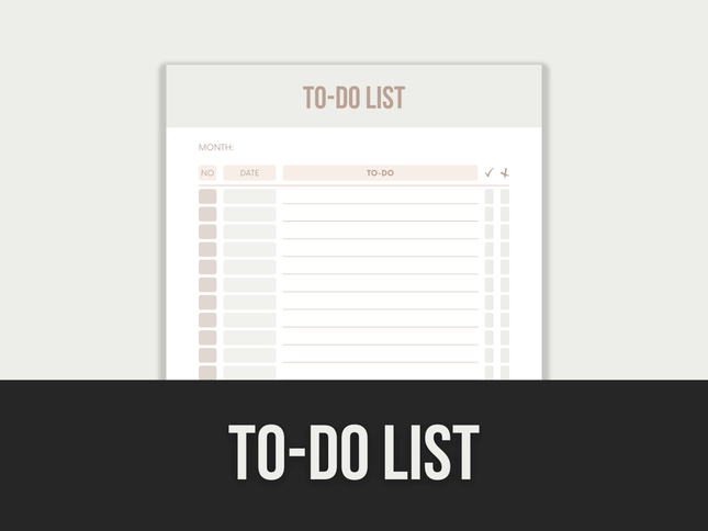 To-Do-List PLR MRR Digital Products from Grit Ground