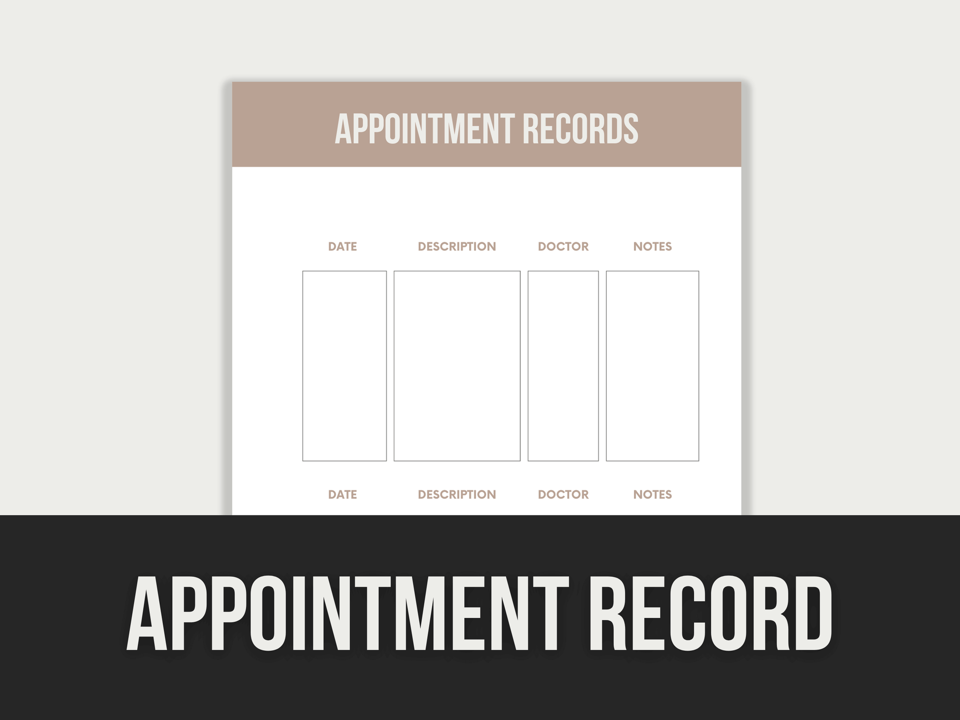 Appointment-Records PLR MRR Digital Products from Grit Ground