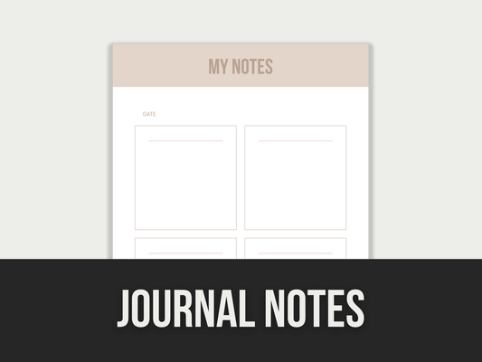 Journal-Notes PLR MRR Digital Products from Grit Ground