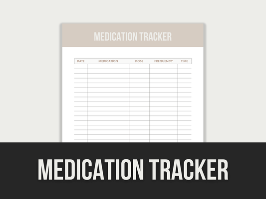 Medication-Tracker PLR MRR Digital Products from Grit Ground