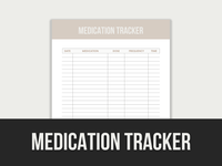 Medication-Tracker PLR MRR Digital Products from Grit Ground