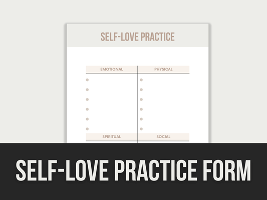 Self-Love-Practice-Form PLR MRR Digital Products from Grit Ground