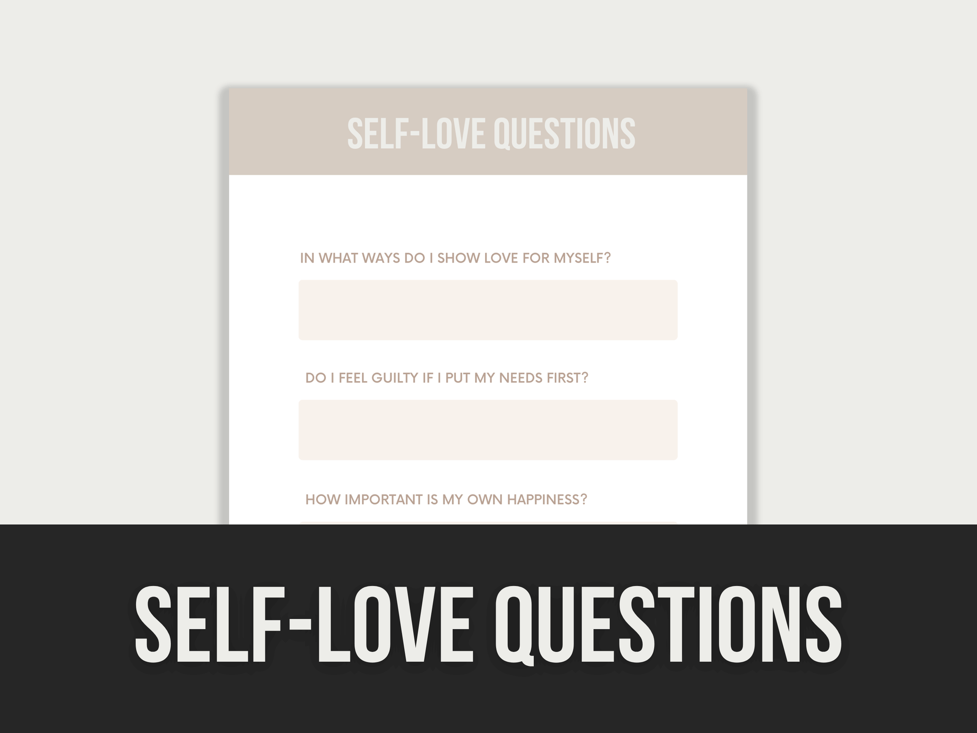 Self-Love-Questions PLR MRR Digital Products from Grit Ground