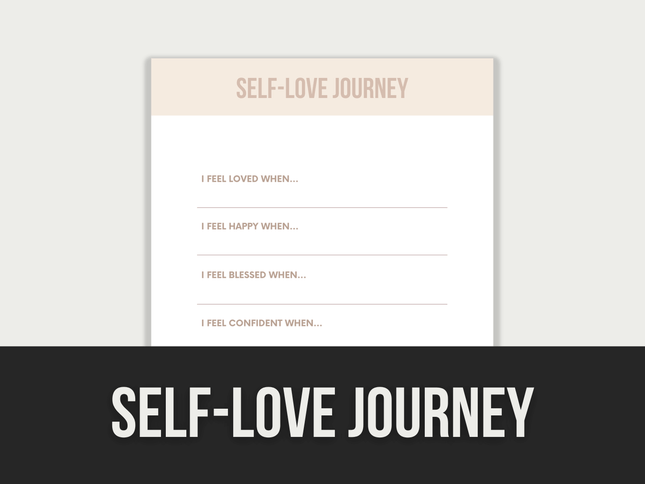 Self-Love-Journey PLR MRR Digital Products from Grit Ground