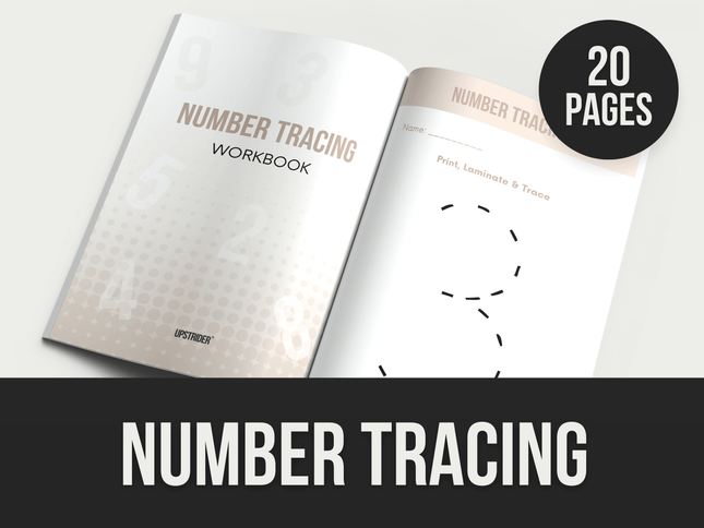 Number-Tracing PLR MRR Digital Products from Grit Ground