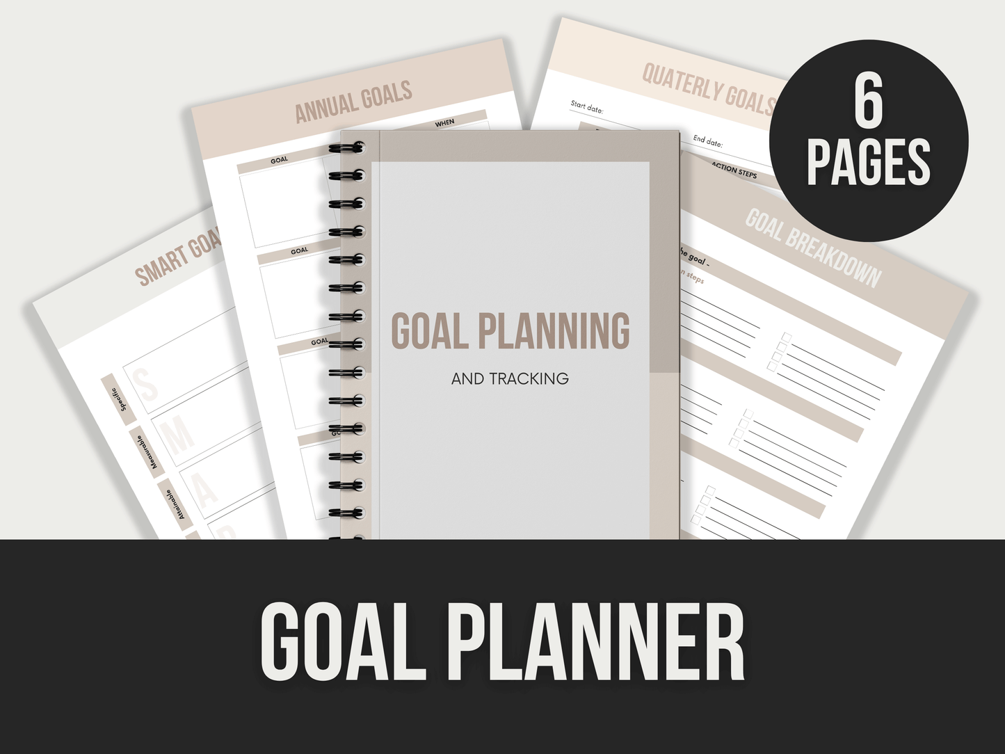 Goal-Planner PLR MRR Digital Products from Grit Ground