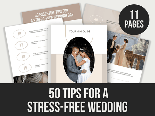 50-Tips-For-Stress-Free-Wedding PLR MRR Digital Products from Grit Ground