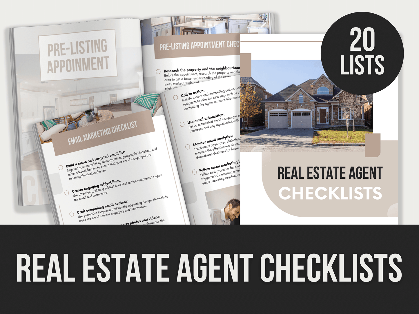 Real-Estate-Agent-Checklists PLR MRR Digital Products from Grit Ground