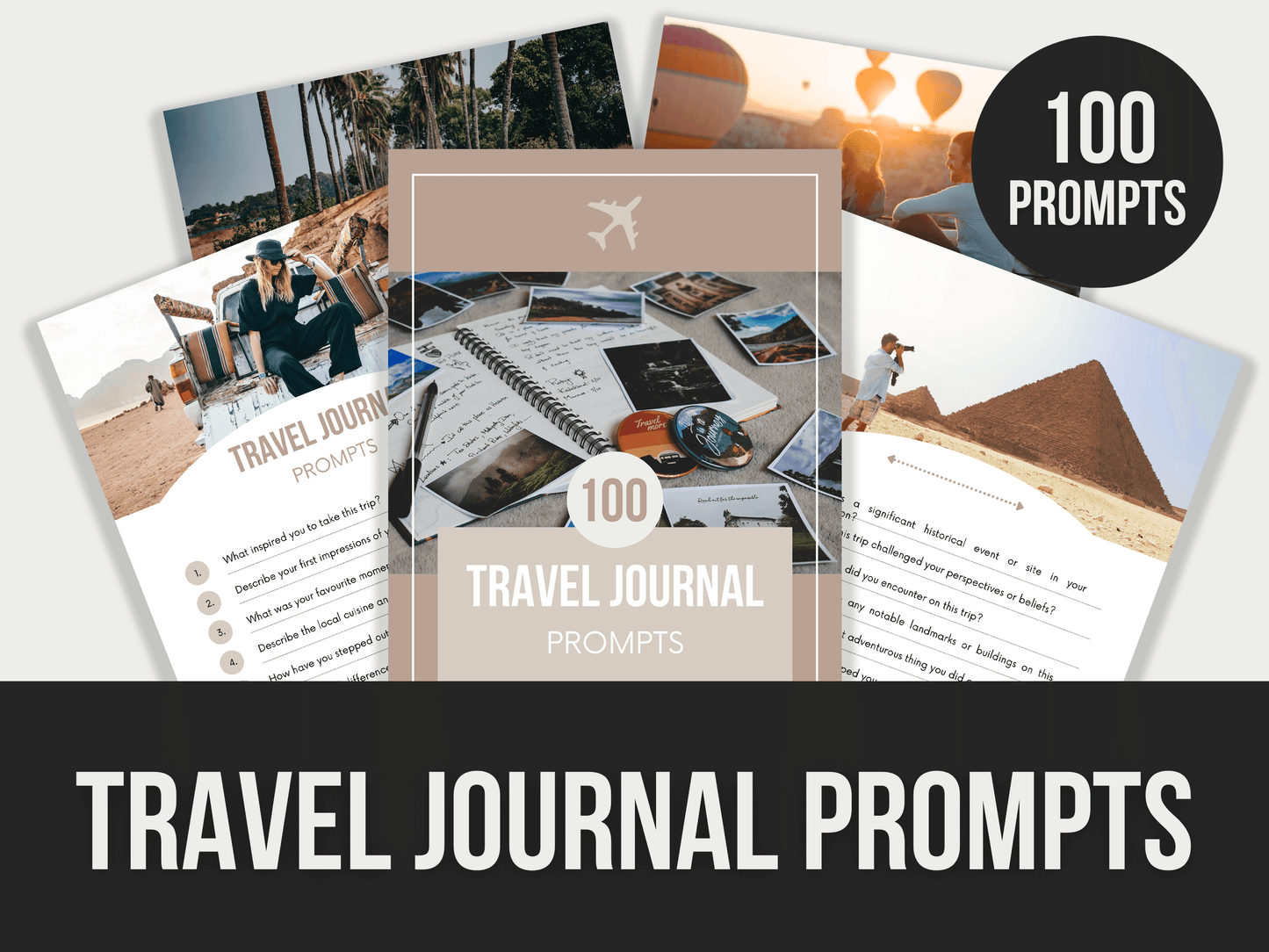 Travel-Journal-Prompts PLR MRR Digital Products from Grit Ground