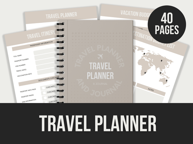 Travel-Planner PLR MRR Digital Products from Grit Ground