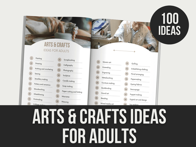 Arts-Crafts-Ideas-For-Adults PLR MRR Digital Products from Grit Ground