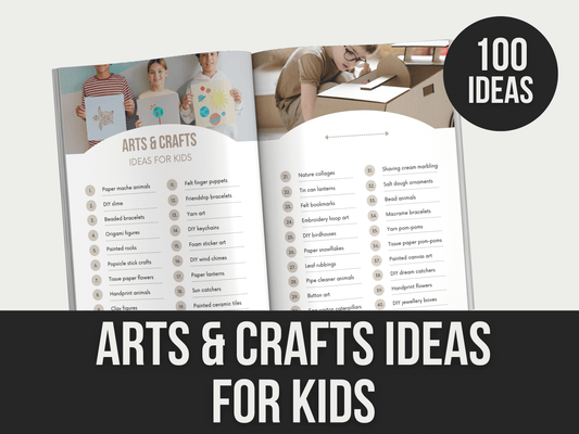 Arts-Crafts-Ideas-For-Kids PLR MRR Digital Products from Grit Ground