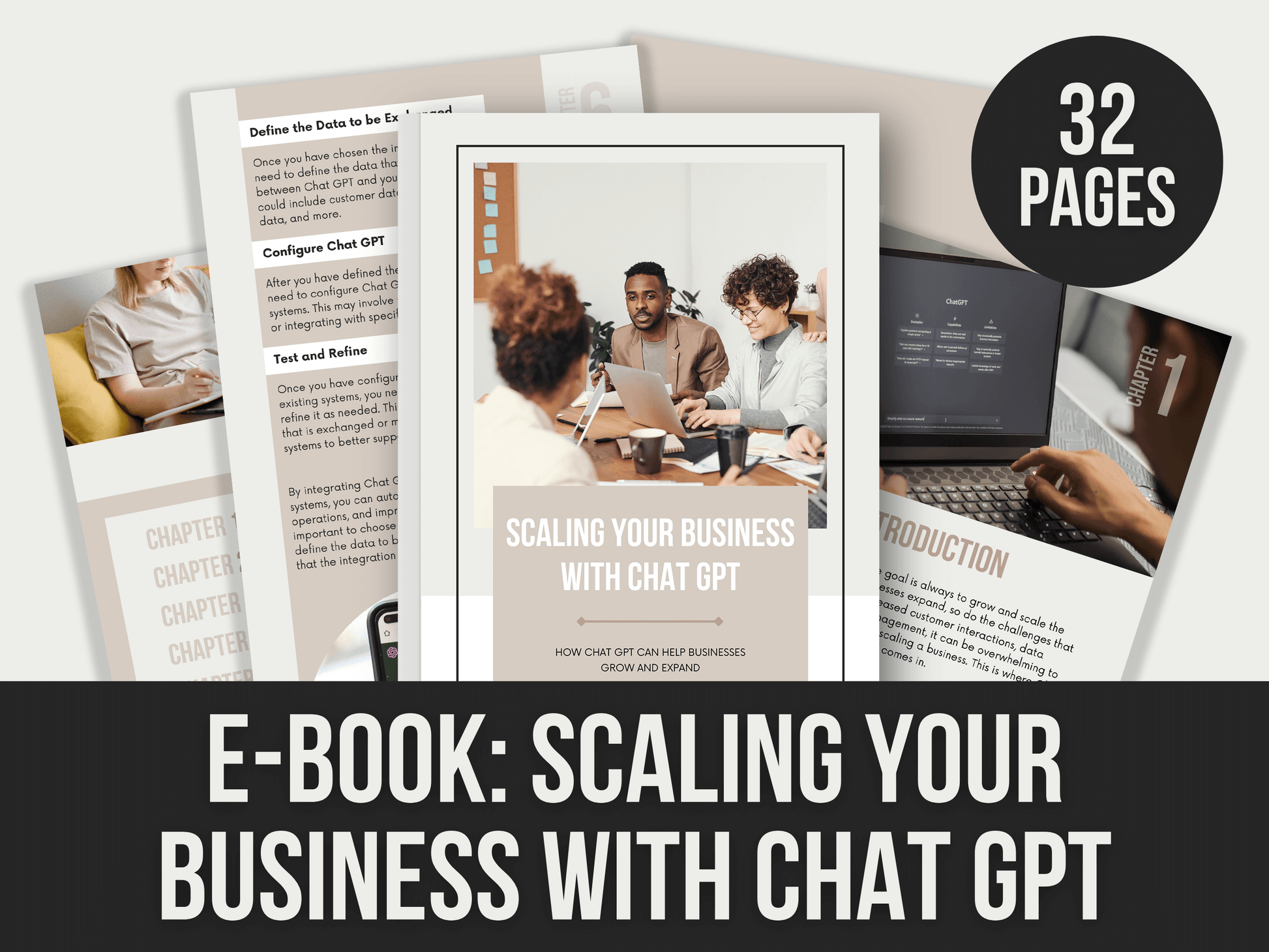 E-Book-Scaling-Your-Business-With-Chatgpt PLR MRR Digital Products from Grit Ground