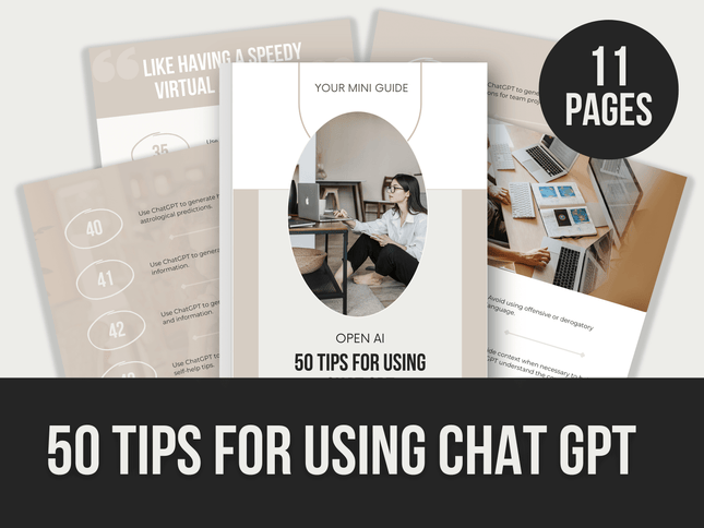 50-Tips-For-Using-Chatgpt PLR MRR Digital Products from Grit Ground