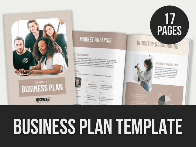 Business-Plan-Template PLR MRR Digital Products from Grit Ground