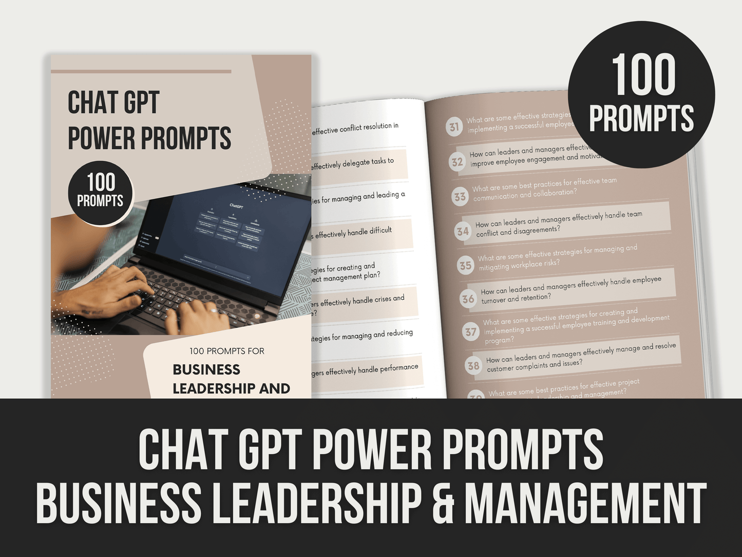 Chatgpt-Power-Prompts-Business-Leadership PLR MRR Digital Products from Grit Ground