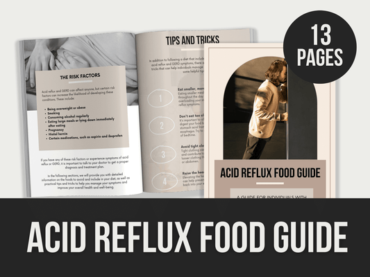 Acid-Reflux-Food-Guide PLR MRR Digital Products from Grit Ground