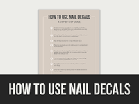 How-To-Use-Nail-Decals PLR MRR Digital Products from Grit Ground