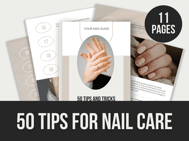 50-Tips-For-Nail-Care PLR MRR Digital Products from Grit Ground