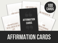 Affirmation-Cards PLR MRR Digital Products from Grit Ground