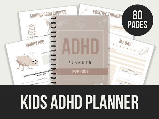 Kids-Adhd-Planner PLR MRR Digital Products from Grit Ground