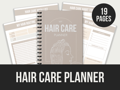 Hair-Care-Planner PLR MRR Digital Products from Grit Ground