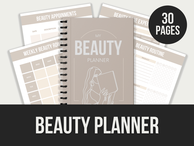 Beauty-Planner PLR MRR Digital Products from Grit Ground